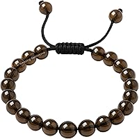 Vista 441 de Amazing Gemstone Crystal Bracelet for Women Men's Gifts - Protection Healing Crystal Bracelet - 8mm Gemstone Beaded Adjustable Bracelet Pulseras
