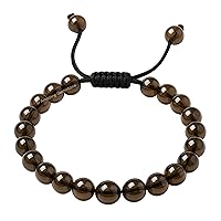 Vista 427 de Amazing Gemstone Yaxaite Bracelet for Women Men's Gifts - Protection Healing Crystal Bracelet - 8mm Gemstone Beaded Adjustable Bracelet Pulseras