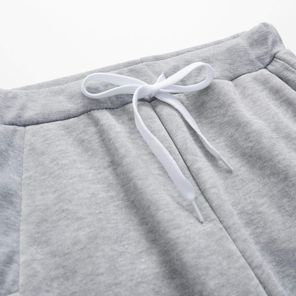Tuta Donna Sportiva Set in Cotone Due Pezzi con Felpa Senza Cappuccio a Orlo Diviso e Pantaloni Tuta a Cordino Tute da Ginnastica Elegante Completo Sportivo Ragazza Curvy per Casa Palestra Lavoro,