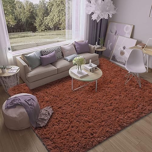 Miniatura 8 de Terrug - Alfombras de área supersuaves de estilo moderno para dormitorio, sala de estar, habitación, decoración de interiores del hogar cómoda