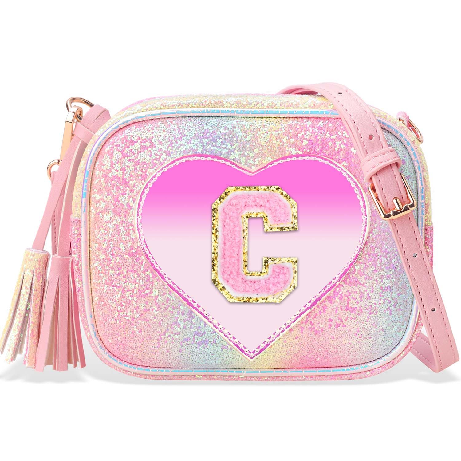 Purse Gifts for Little Girls - Kids Heart Purse Cute Crossbody Bag Teens Girls Birthday Gift