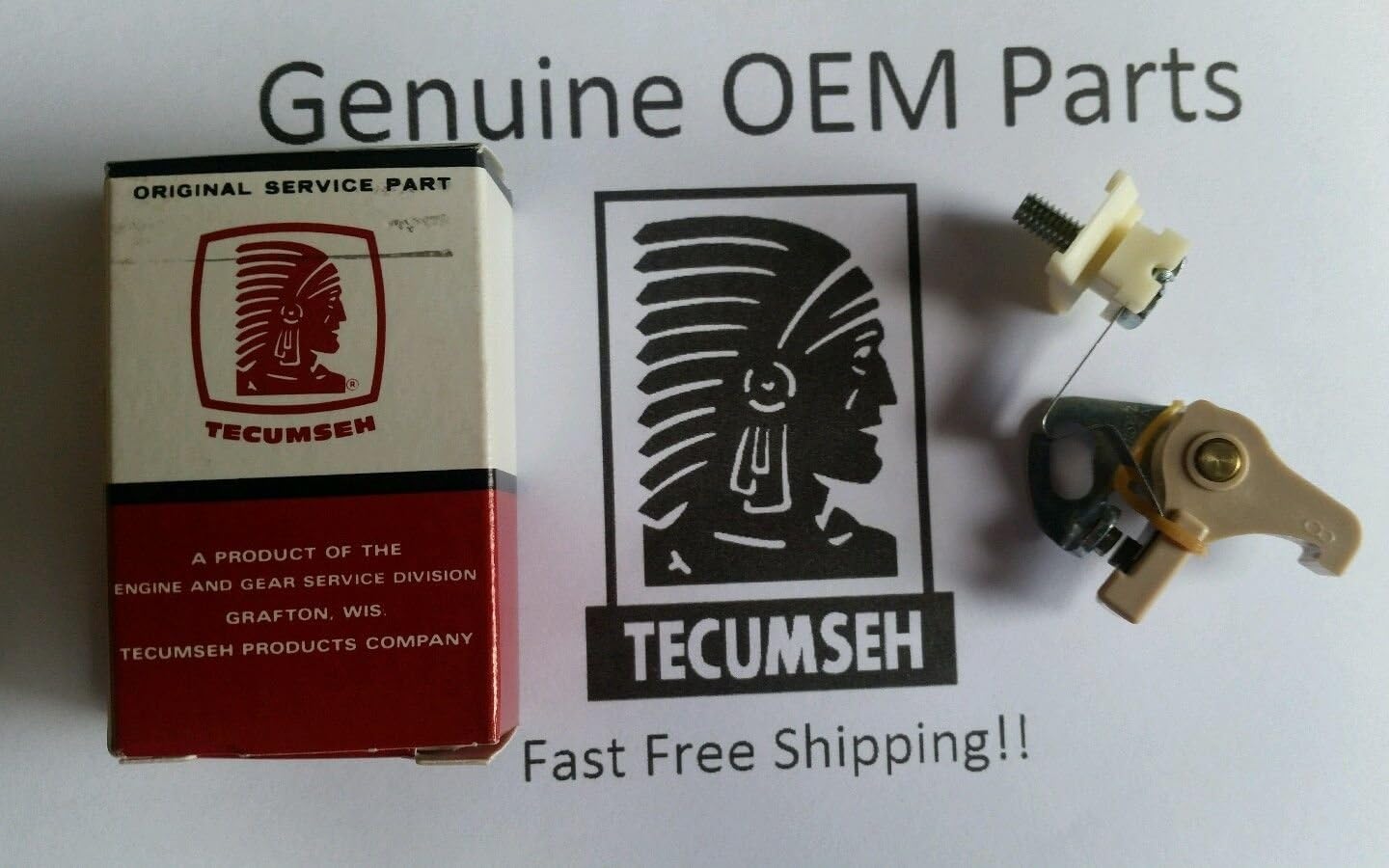 GENUINE OEM NOS Tecumseh engine points point set part