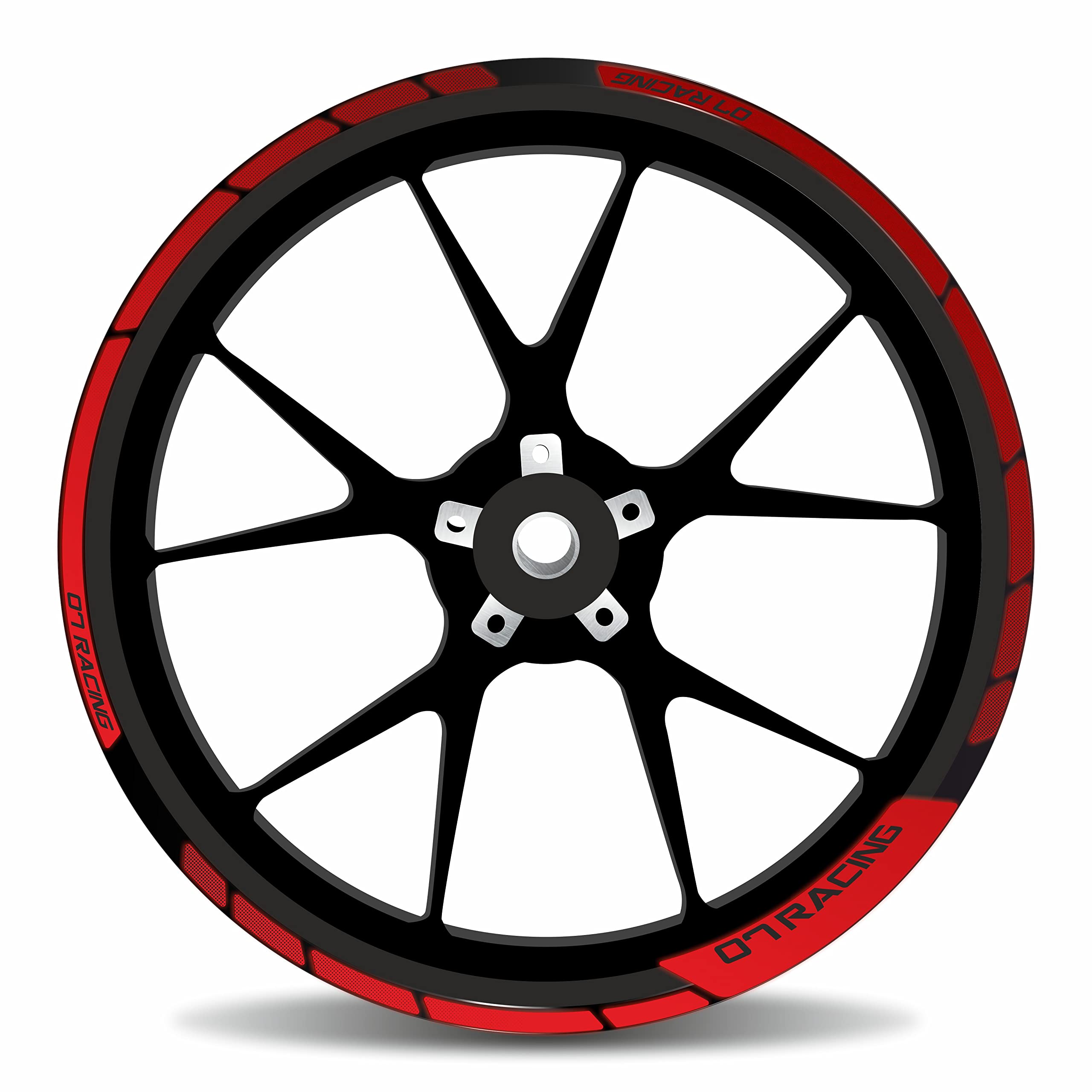 Autocollants Réfléchissants Pour Jantes Moto Yamaha MT-07 – Kit Complet – PVC Imperméable – Décoration Et Sécurité