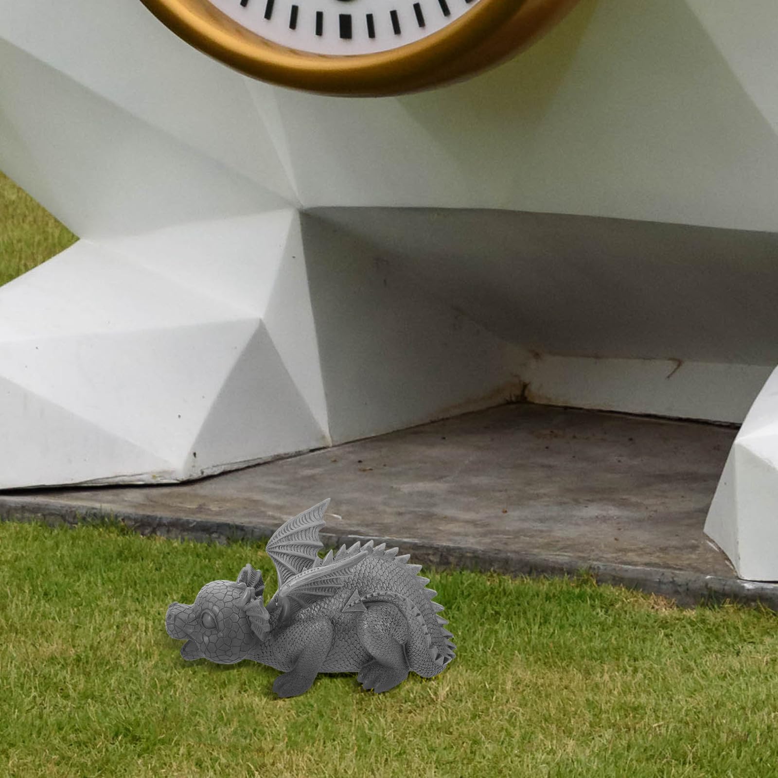 Drachenstatue aus Kunstharz, Dekorative Figur für Büro und Restaurant