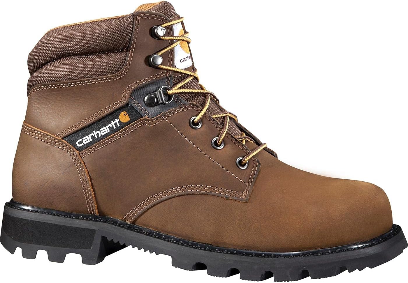 Carhartt Men's Traditional Welt 6" Steel Toe Work Boot Construction