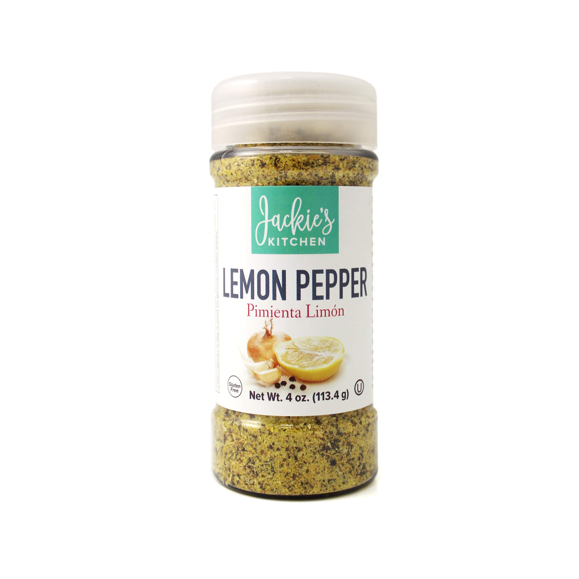 Jackie's Kitchen Lemon Pepper, 4 Ounce