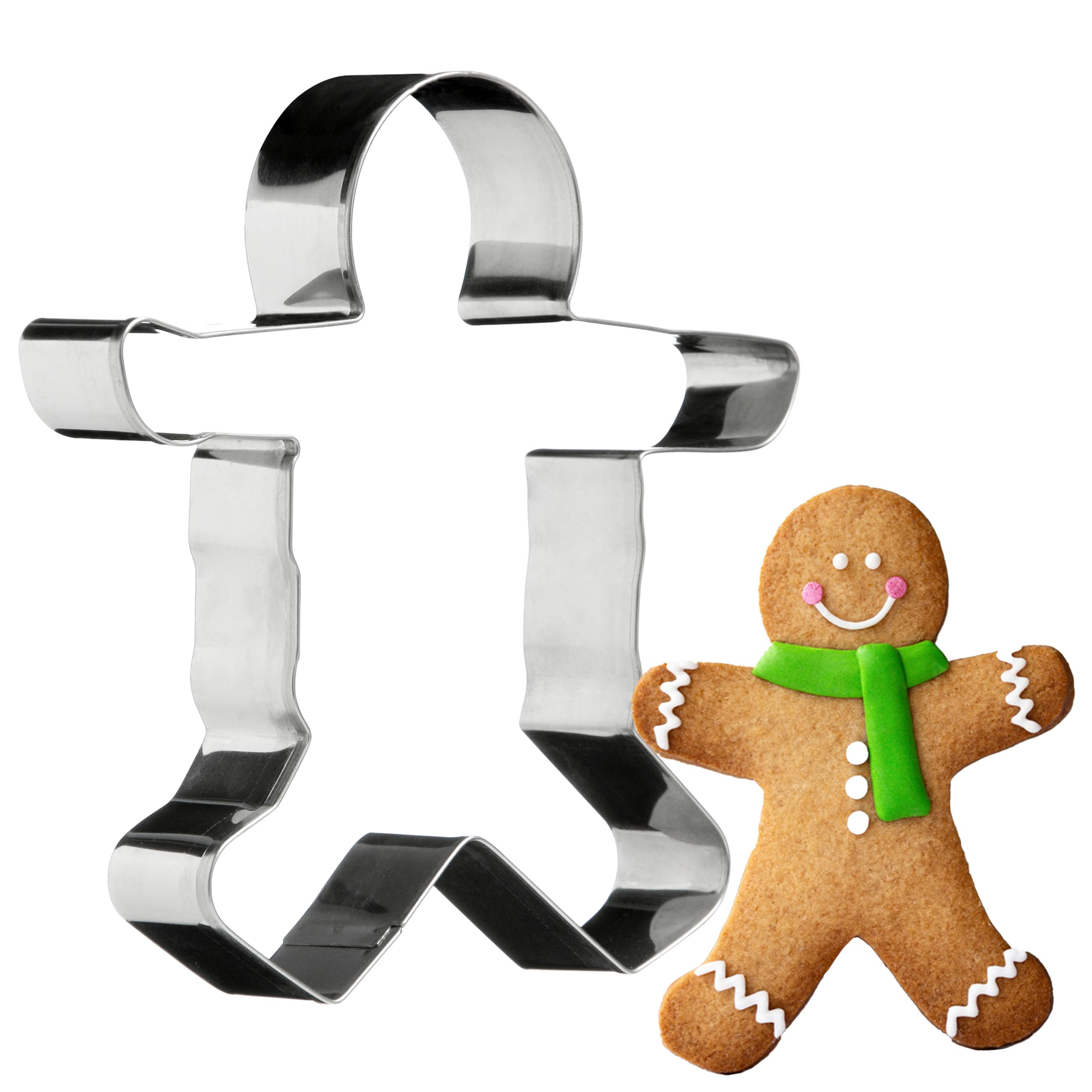 Orsina Man Cookie Cutter - Stainless Steel - Silver