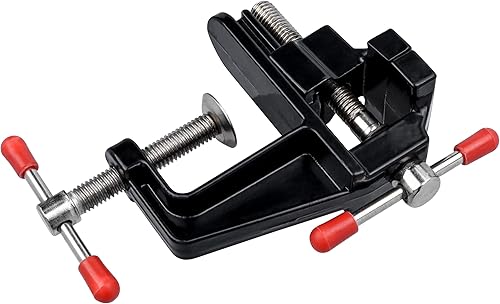 Miniatura 2 de Yakamoz Mini abrazadera de tornillo de banco pequeño abrazadera de tornillo de banco en la mesa Vise taladro prensa vice para madera artesanía