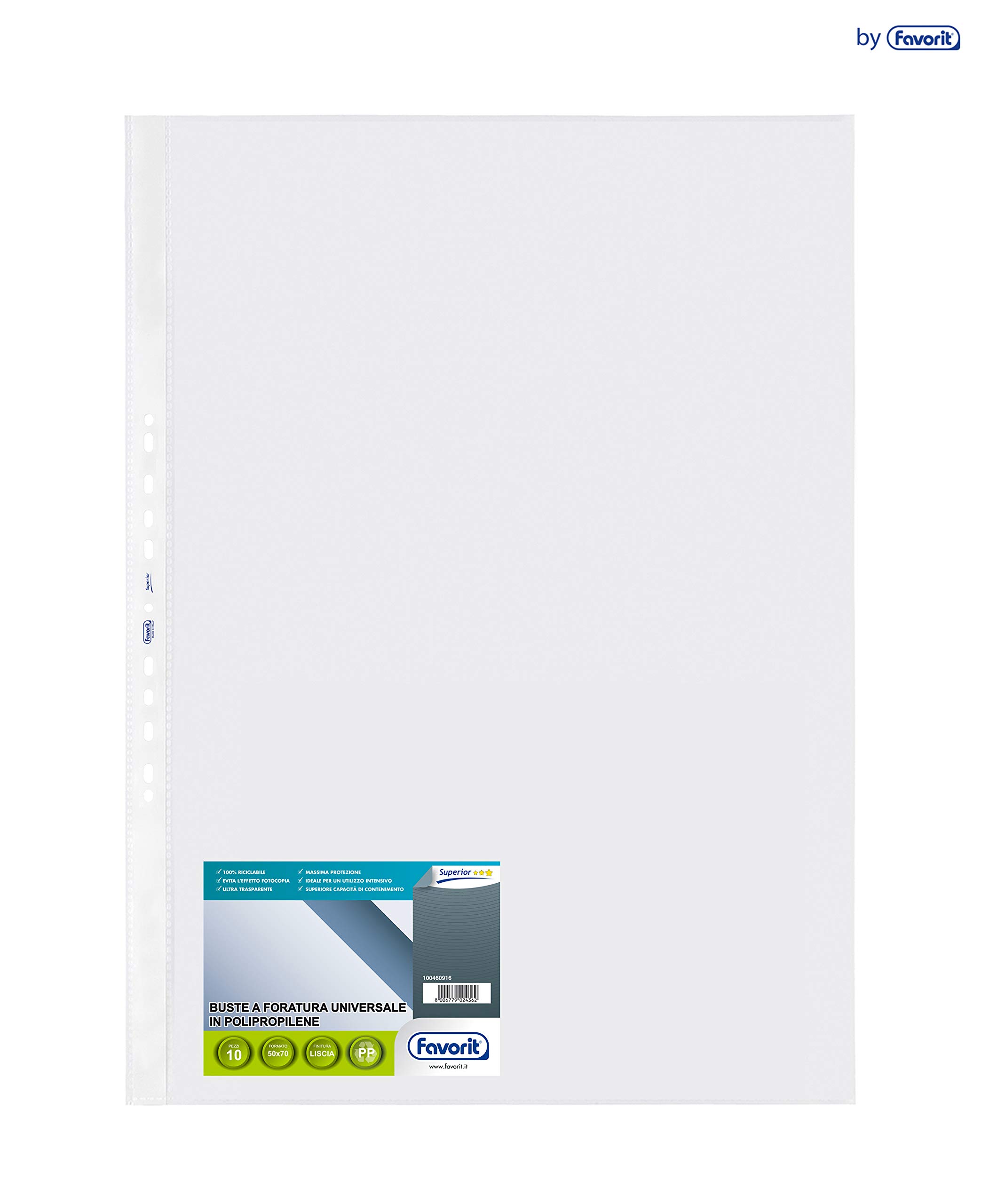 Favorit 100460916 Transparent Document Protector