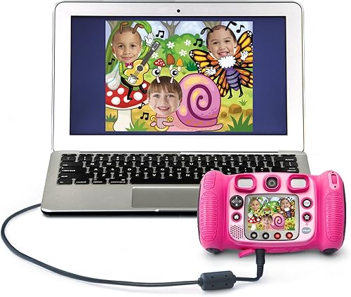 Miniatura 6 de VTech Kidizoom Duo 50 Deluxe - Cámara digital de selfies con reproductor de MP3 y auriculares color rosa