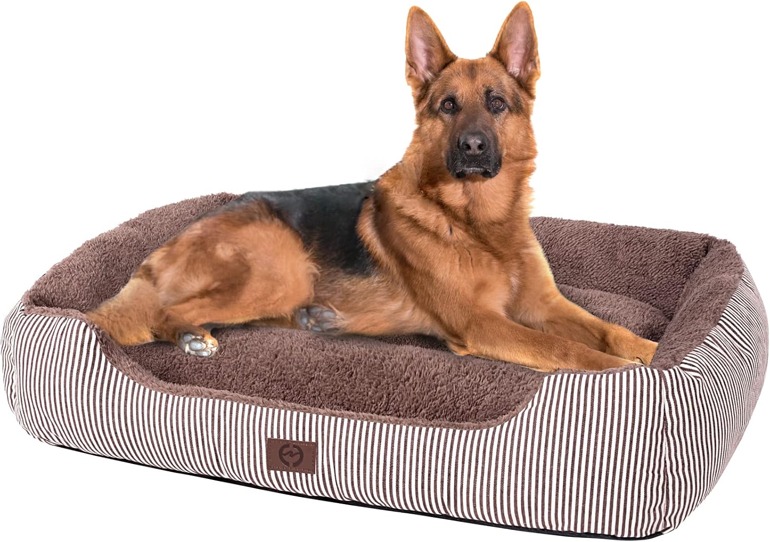 Dog Bed for Large Dogs Clearance, Dog Bed for Medium Dogs Washable Rectangle Soft Warm Breathable with Waterproof Bottom Durable for Puppy