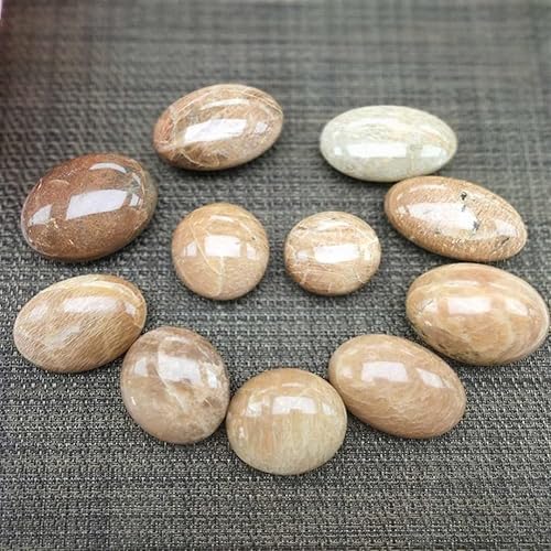 BAWHO Peach Moonstone Palm Stones Piedras naturales Stones and Crystals Natural GemstoneReiki Modern Home Decor for Decoration, Stone Generator disponible en Yaxa Peru