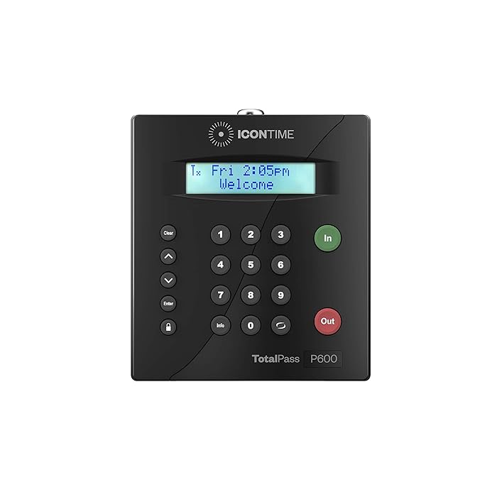 Buy TotalPass P600 Employee Time Clock Ready to Use OutofTheBox Manage Timecards via USB