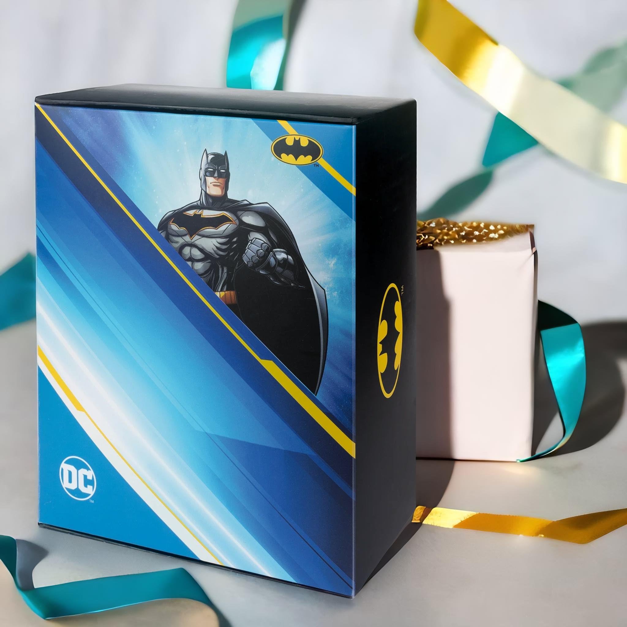 DC Comics The Batman Szlafrok Dziecięcy Czarny Kaptur Dla Chłopca Dziewczynki 3 Rozmiary