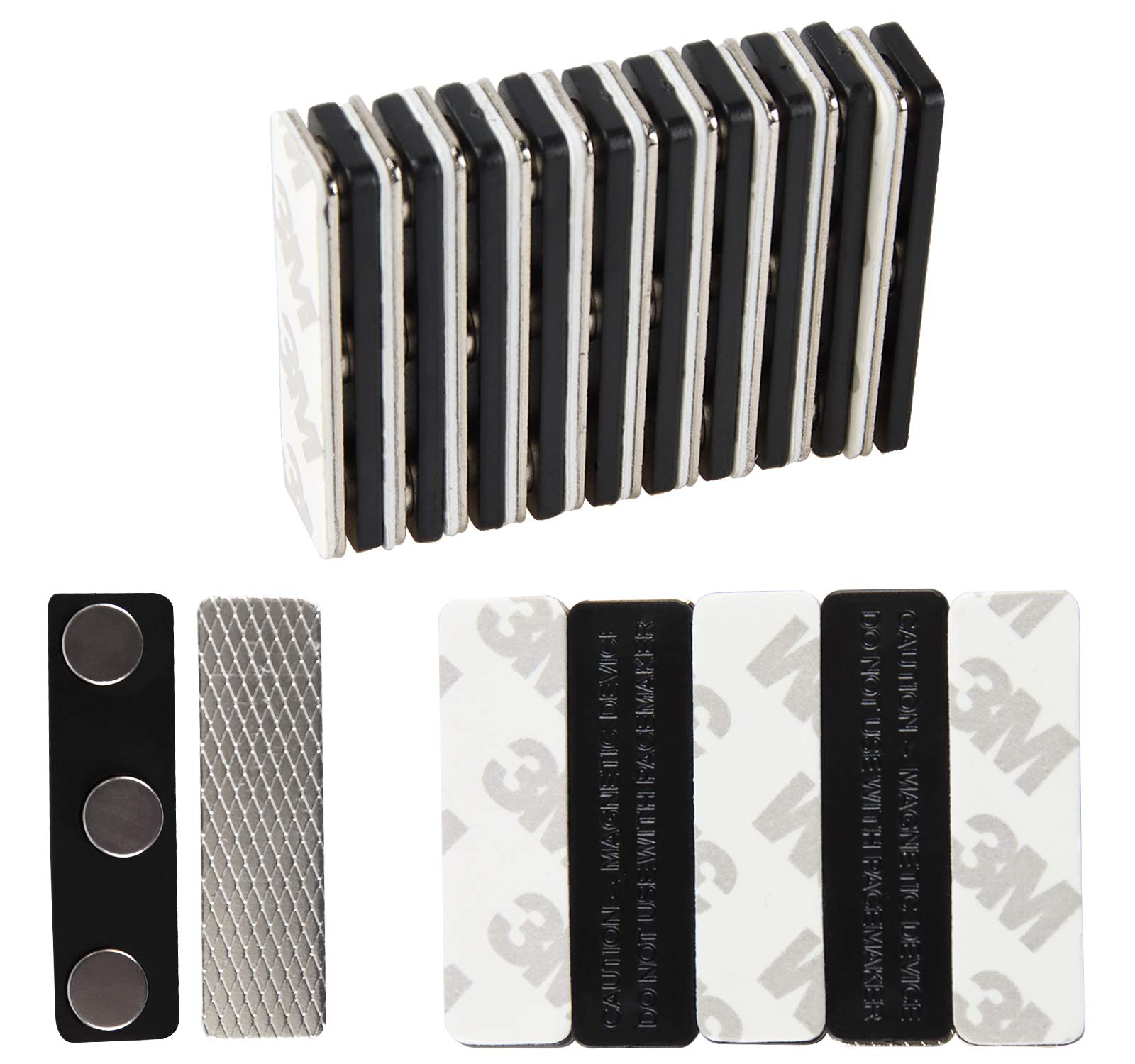 20 Stück Magnet Namensschilder - Für Kleidung Ohne Löcher