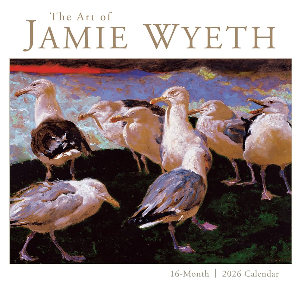 The Art of Jamie Wyeth 2026 Wall Calendar, 16-Month Art & Design Calendar, 12" x 12"