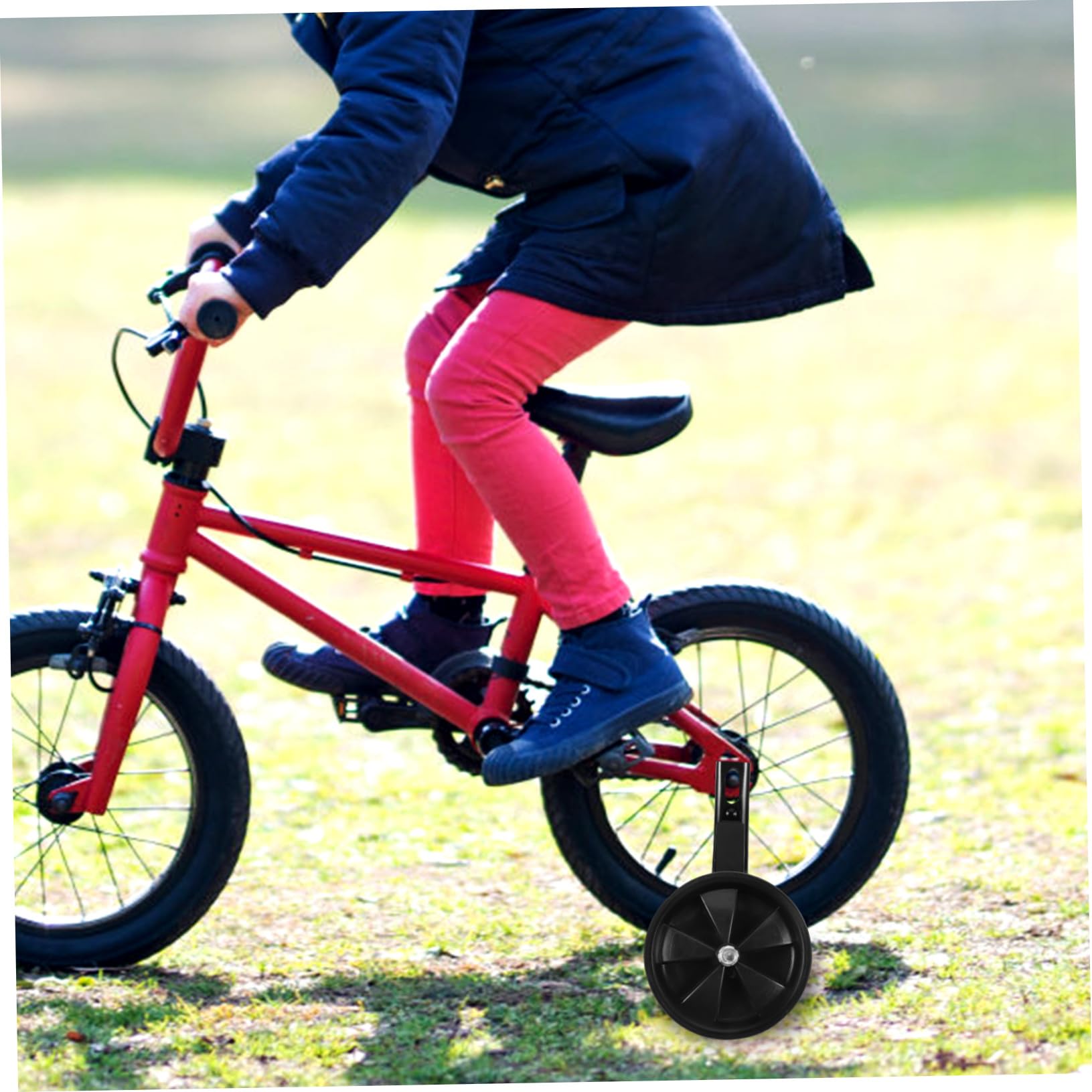 Toyvian Ruote Stabilizzatrici per Biciclette per Accessori per Bici Ruote Laterali Antiscivolo e Silenziose Resistente e Duraturo Sviluppo e Sicurezza per Ciclisti