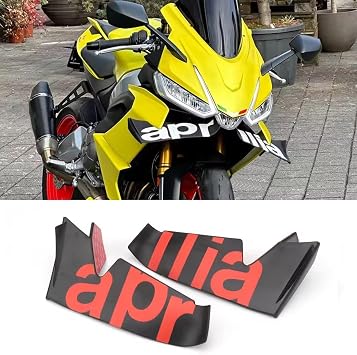 New Motorcycle Front Winglet Accessories Spoiler Vehicle Stability Kit Aerodynamic Fairing 5 Colors Fits for Aprilia RS660 RS 660 rs660 rs 660 Red