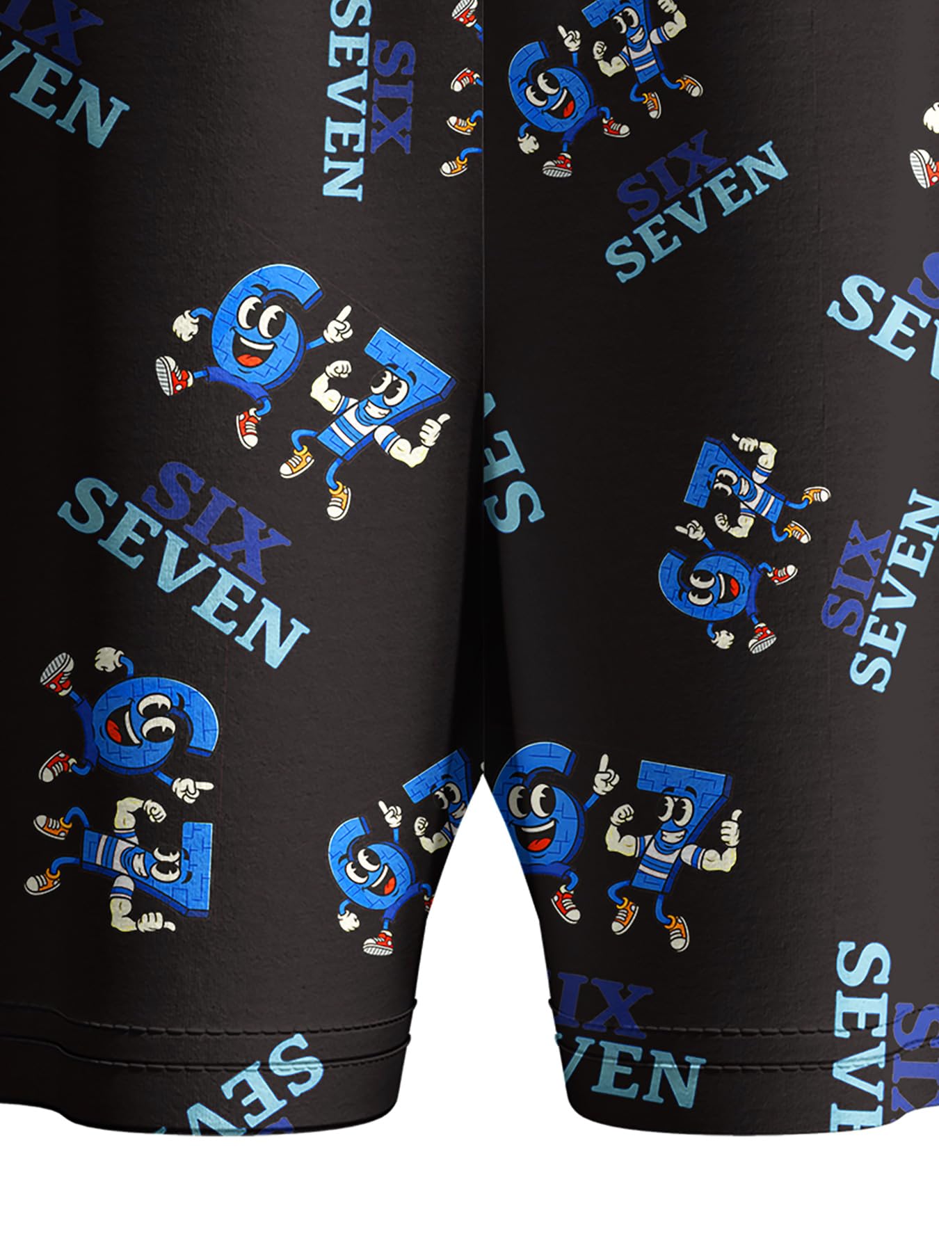 Pigiama 67 Meme per ragazzi e ragazze, motivo: Six Seven Number 6 7 Christmas a maniche lunghe, top e pantaloni, 2 pezzi, per bambini