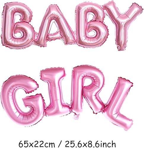 Miniatura 4 de Decoración de primer cumpleaños, globos inflables de papel de aluminio de helio para fiesta de cumpleaños de bebés y niñas, suministros para baby