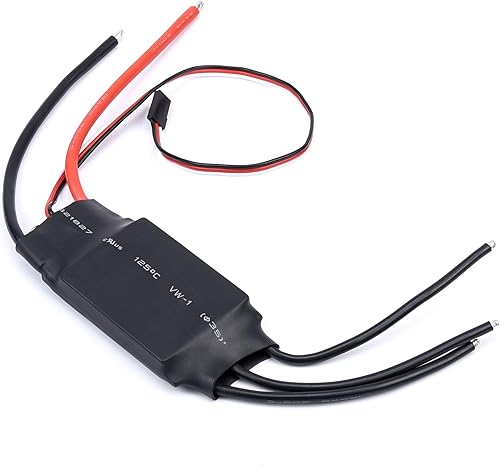 Miniatura 4 de Readytosky 80A ESC 2-6S Brushless ESC Controlador de velocidad eléctrico para RC FPV Avión Helicóptero Drone