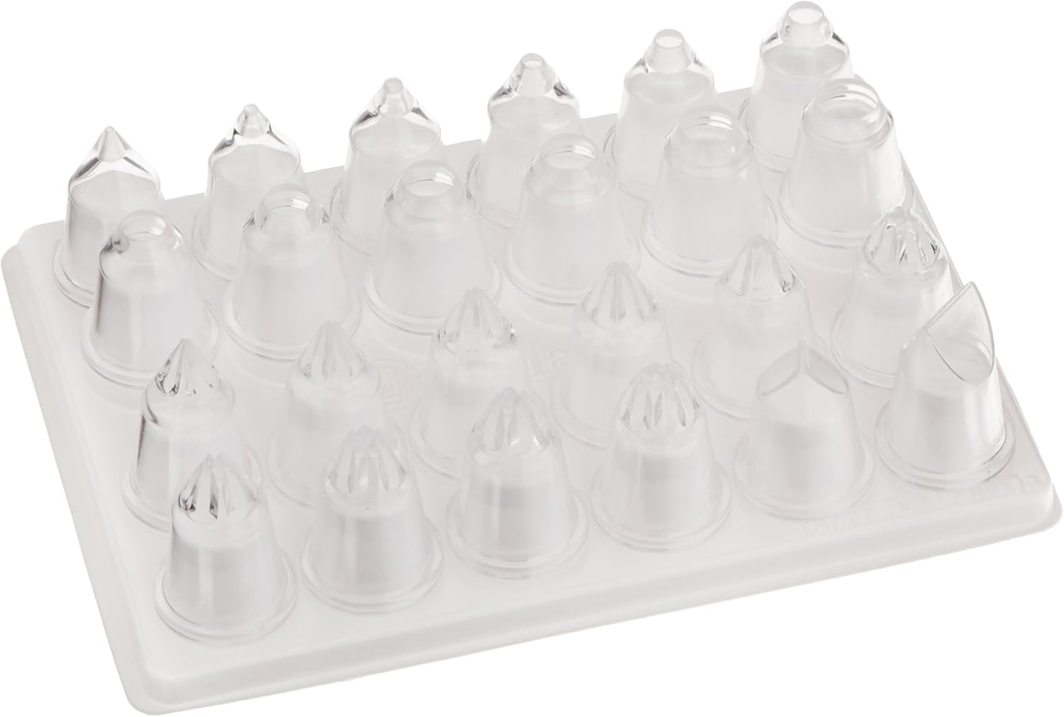 Matfer Bourgeat Polycarbonate Decorating Pastry Tips, Set of 24