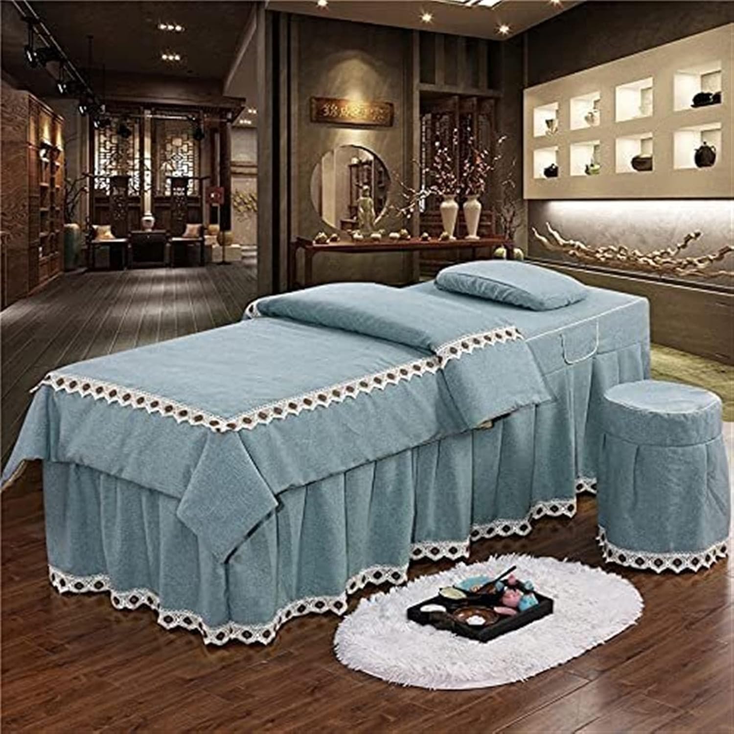 JIngtoNG 4Piece Microfiber Massage Table Sheet Set, Beauty
