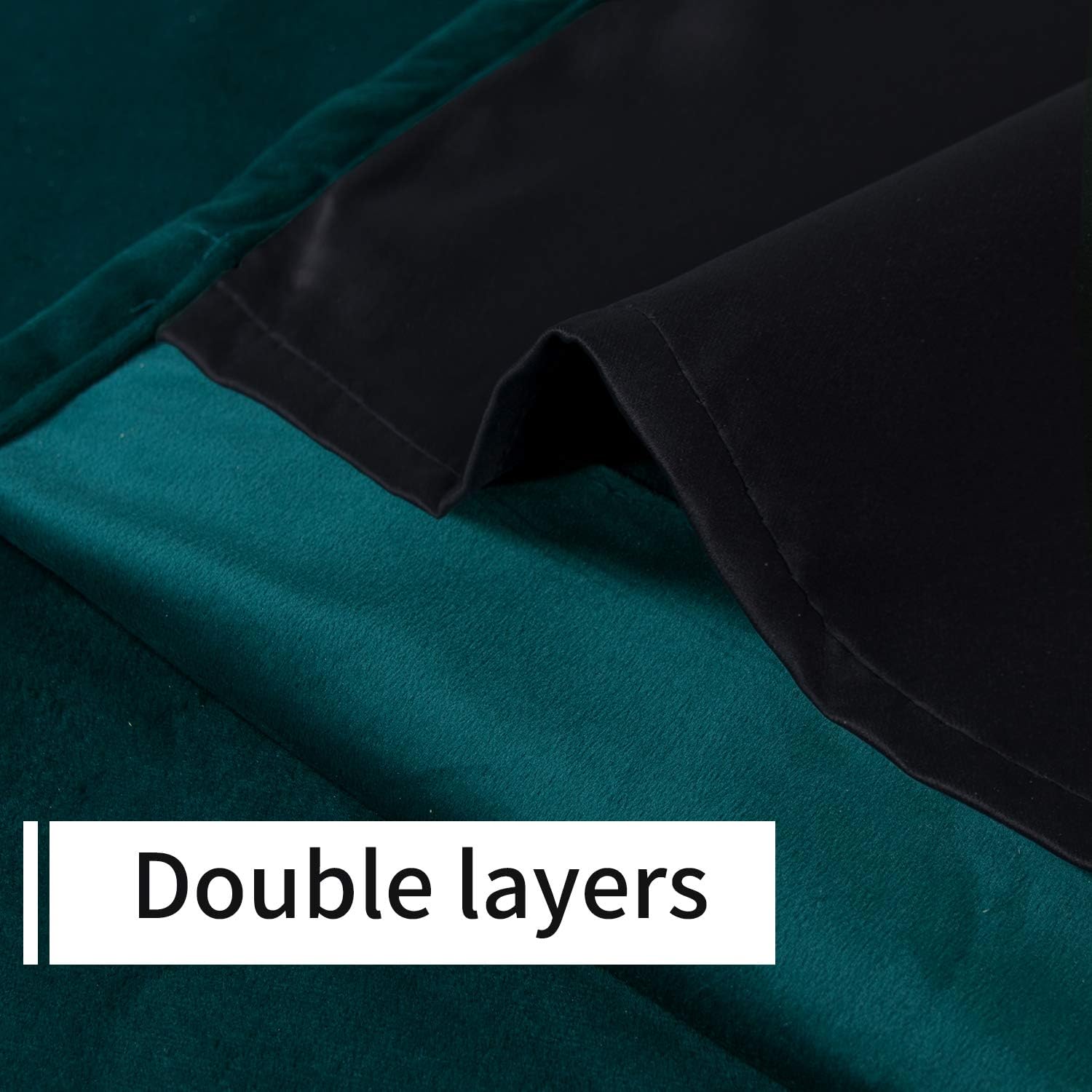 Bеѕt Cуbеr Dеаlѕ 🔥 LUSHLEAF 100% Blackout Velvet Curtains for Bedroom and Living Room, 52 x 95 inch Length, Dark Green - Thermal Insulated, Energy Saving, Sun Blocking Grommet Window Drapes, Set of 2 Curtain Panels