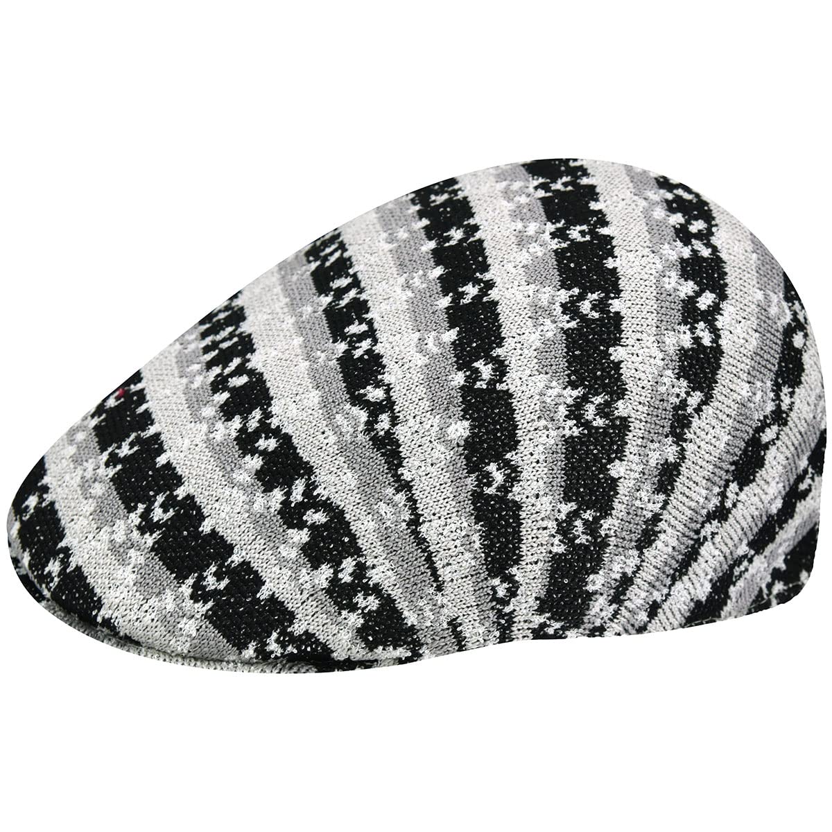 Kangol Groovy Warp 507 Flat Cap by Men - Ivy hat with Peak Summer Spring-Summer - M (56-57 cm) Grey