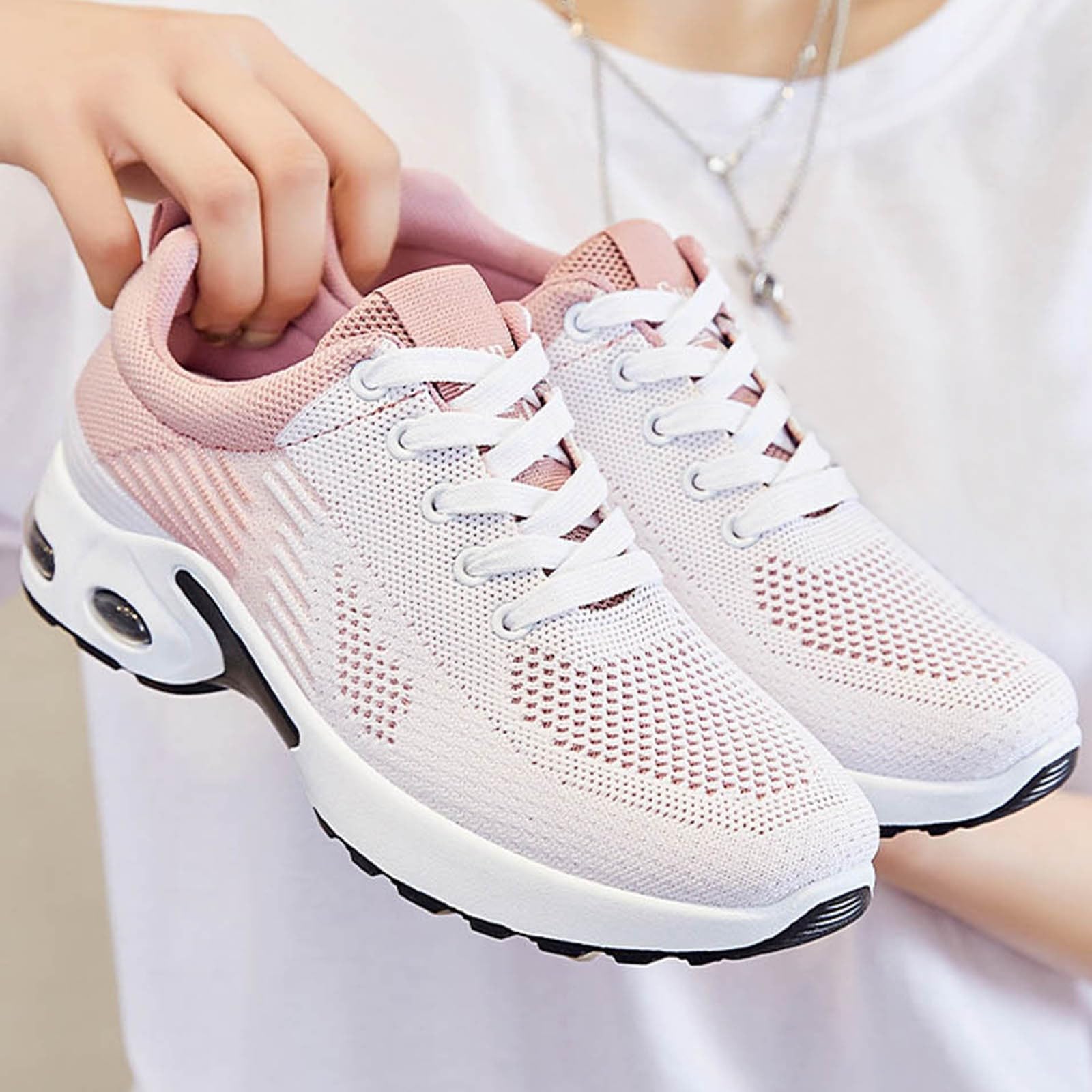Basket Orthopedique Femme Sport - ErgoVita - Baskets à Confort orthopédique - Respirantes, Semelle à Coussin d'air, Durables et Polyvalentes pour Sports et Quotidien