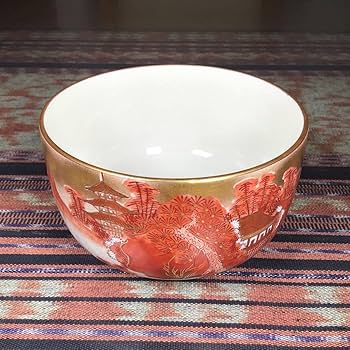 ウレうー特価』　九谷極彩　中田錦峰　(中田智之) 永楽風　高堂本金錦絵　抹茶茶碗 Amazon.co.jp: ウレうー特価』 九谷極彩 中田錦峰 (中田智之