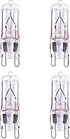 Vista 1 de Satco S4621/04 G9 - Bombilla halógena de doble bucle, 35 vatios, transparente, paquete de 4