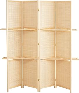 【GGKK 】ローパーテーション 衝立 4連 間仕切り 仕切り 高さ180cm 天然素材使用 オープンラック スクリーン インテリア 目隠し 区切り 折りたたみ オフィス 事務所 クリニック pts-lk4p-yl