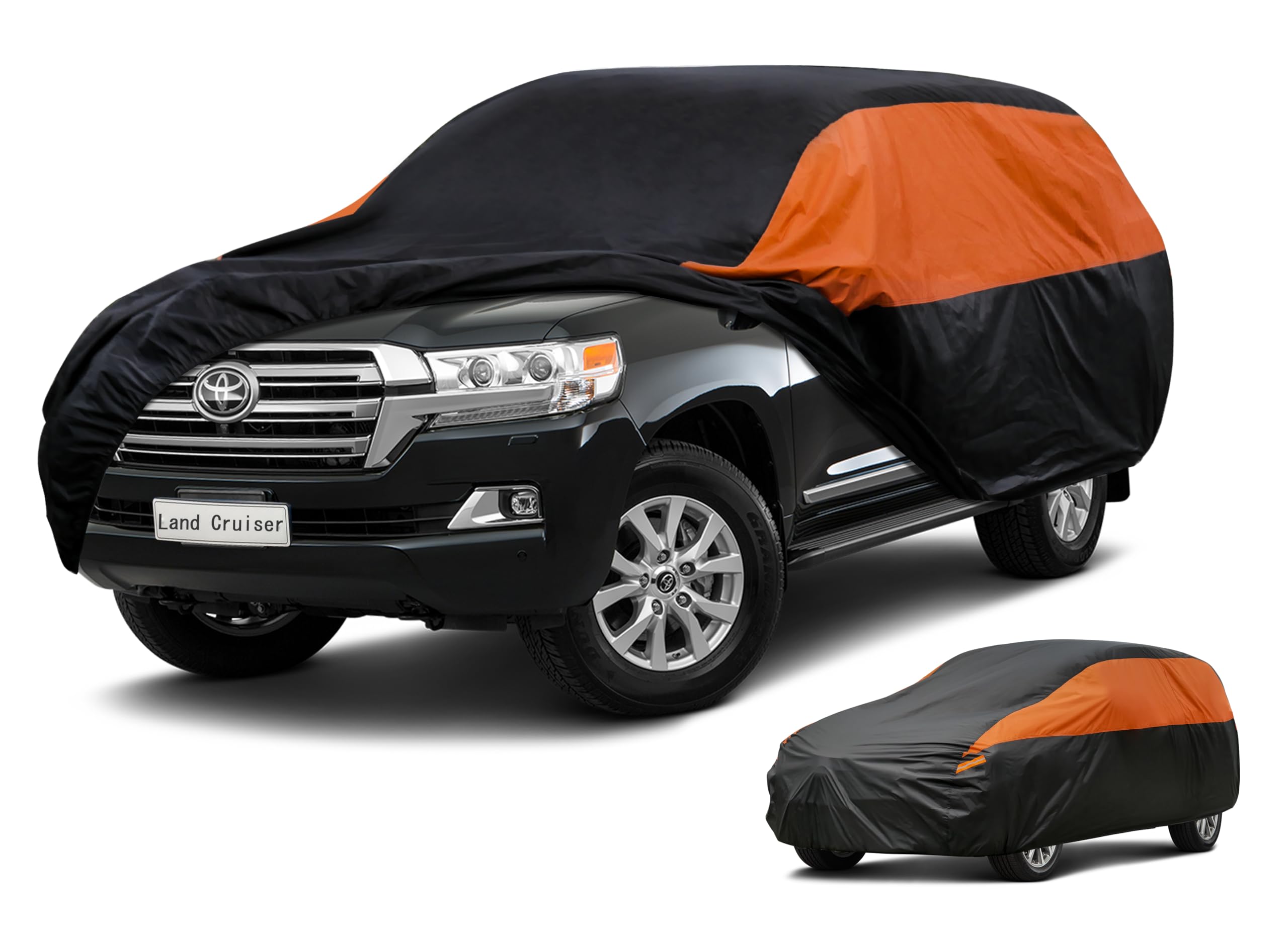 GUNHYI Waterproof SUV Full Car Cover Custom Fit Toyota Land Cruiser