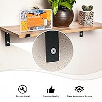Vista 13 de KURUI Kit surtido de anclajes y tornillos para paneles de yeso, 270 unidades, 135 anclajes de expansión de pared seca de plástico y 135 tornillos