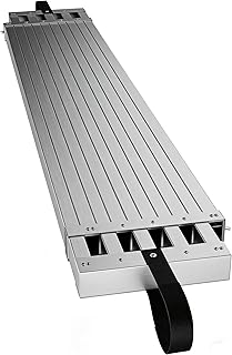 Garvee 9-15ft Aluminum Work Plank, Telescoping Plank, 440LBS Capacity, Adjustable Aluminum Plank, Equipped with Skid-Proof Platform Scaffold Ladder Accessory