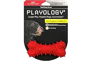 Playology Puppy Teething Bone Dog Toys