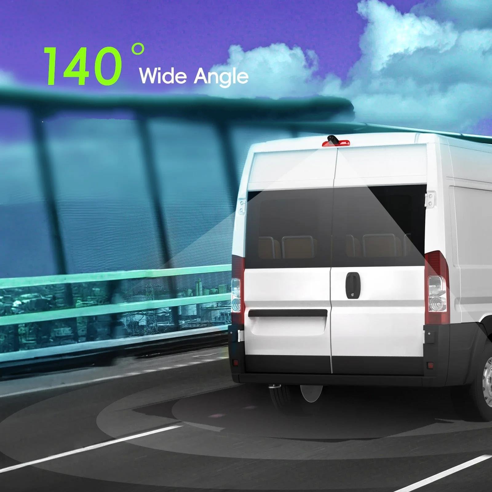 para Fiat para Ducato 2006‑2018 Cámara Trasera Vehículo