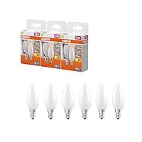 OSRAM Lampada LED Star candela forma filamento B25, 2700 K bianco caldo
