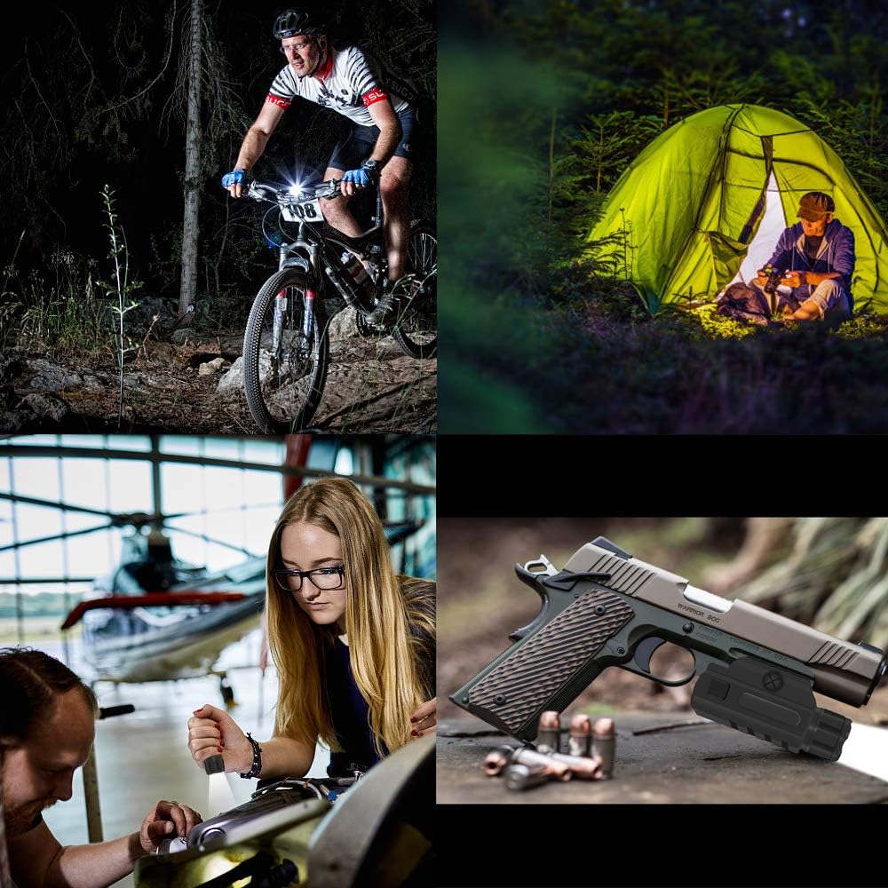 Tactical Gun Light Rail Mounted Weapon Light Flashlight Handgun Torch Light