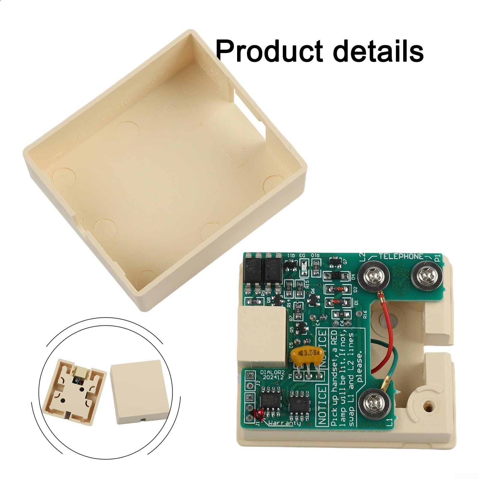 Rotary Phone Pulse Signal to Dual Tone Multi Frequency Converter Module for Use with Modern Switches