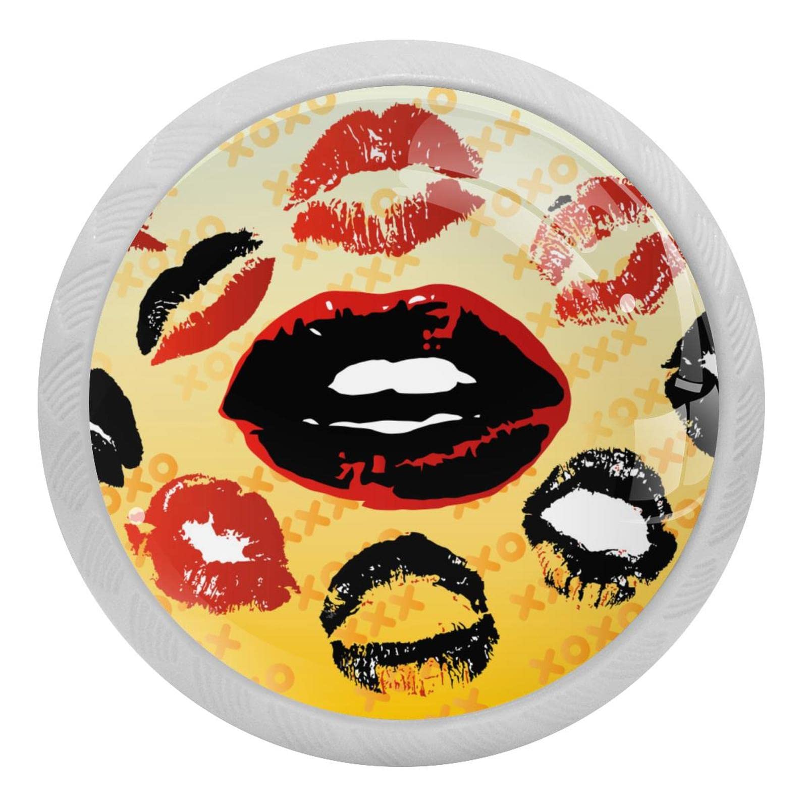 Lot de 4 boutons fluorescents sexy pour une décoration de meuble unique
