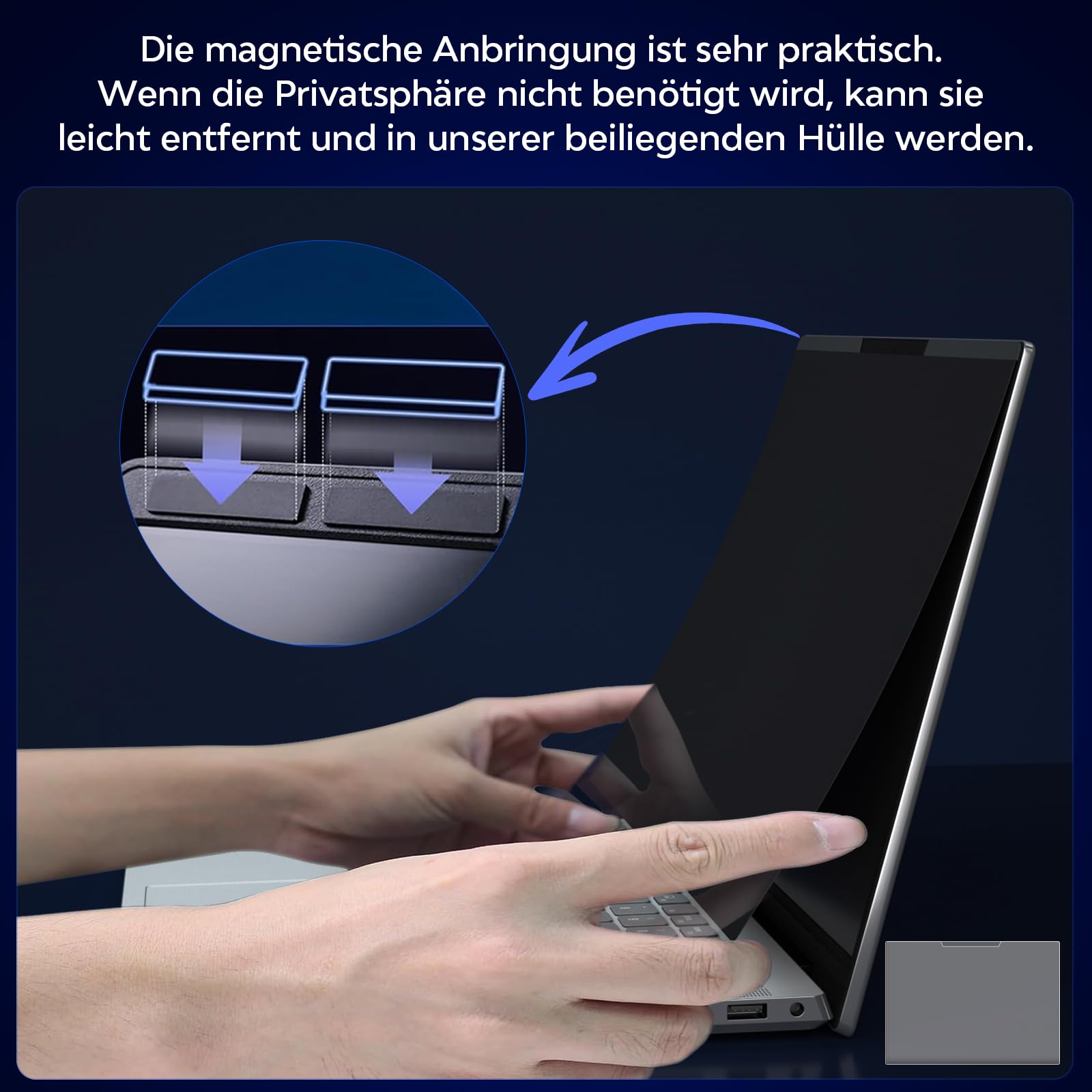 Protettore Schermo Per Monitor 27 Pollici DEJIMAX - Anti Luce Blu, Antiriflesso E Privacy - Foto 8