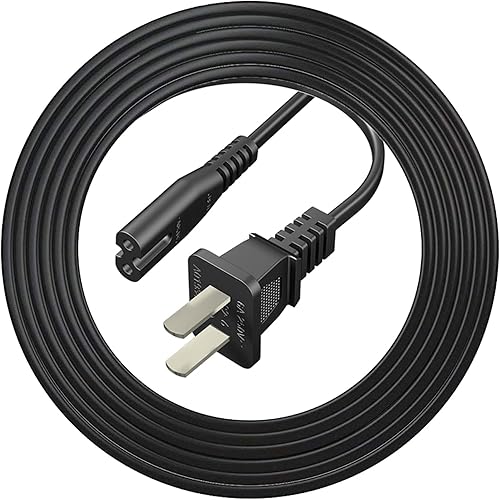 Miniatura 7 de Cable de alimentación de TV de 10 pies para TCL LG JVC Sony Samsung Toshiba Sharp, LED LCD Insignia Sharp Toshiba JVC Hisense Electronics
