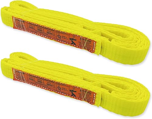 Miniatura 29 de Correa de 1 capa de correas de elevación de 1 x 4 pies, 1 paquete de correa de red resistente, aparejo móvil de remolque KODIAK STRAPS 1