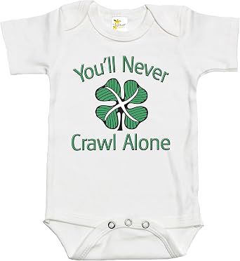 Rapunzie Baby Bodysuit - Youll Never Crawl Alone Celtic Baby Clothes for Infants