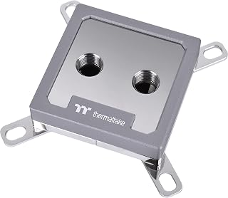 Thermaltake Pacific W8 CPU Water Block, AM5/LGA1700 Compatible, Includes Thermaltake TG-60 Metal Thermal Grease, CL-W347-CU00SL-A Silver