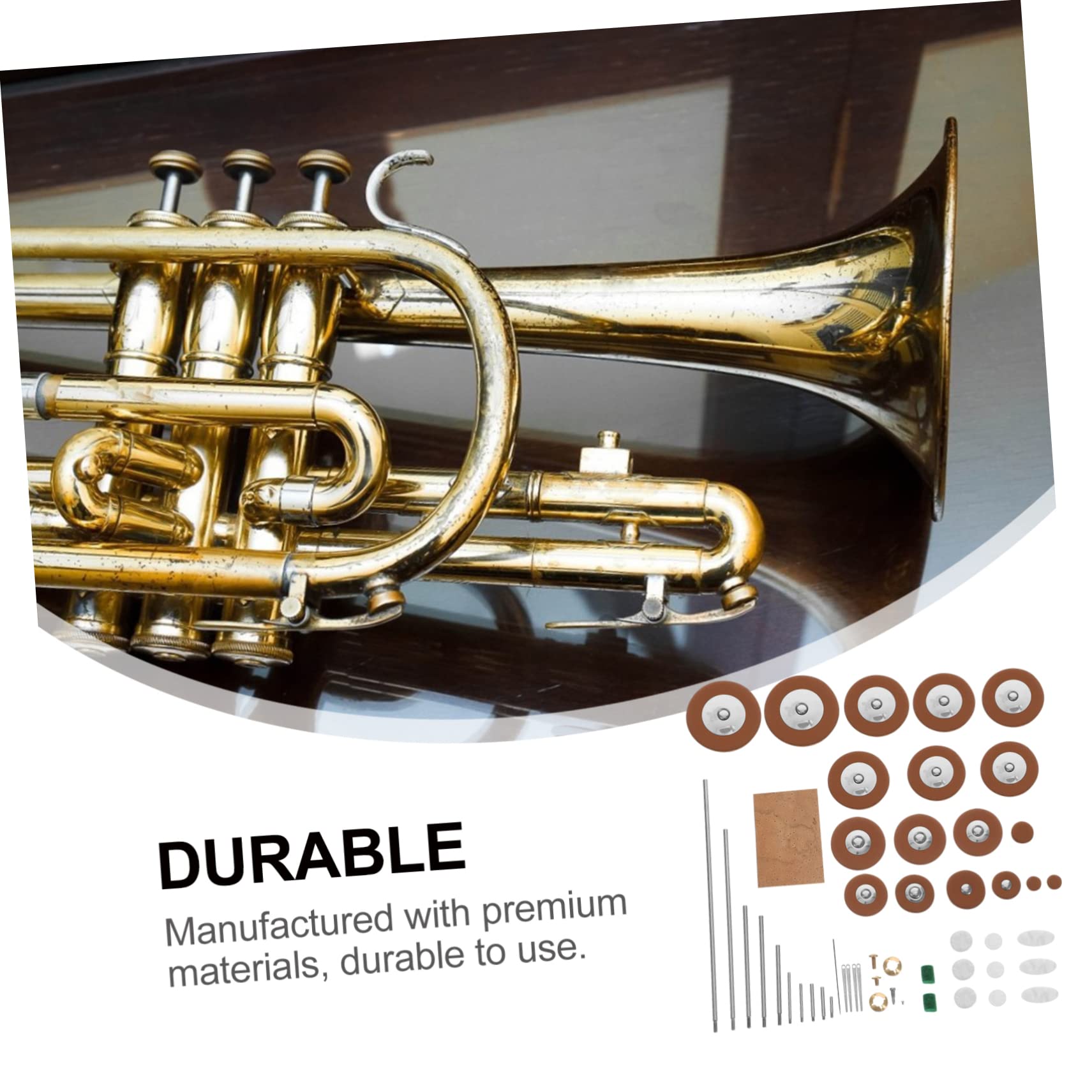 TOYANDONA Kit di Riparazione per Sassofono Alto Viti, Molle e Pezzi di Ricambio in Metallo e Plastico, Facile da Sostituire per Musicisti Sax