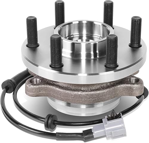 Conjunto de cubo de rodamiento de rueda delantera de estilo fábrica con enchufe de sensor ABS compatible con Nissan Frontier NP300 Pathfinder Xterra