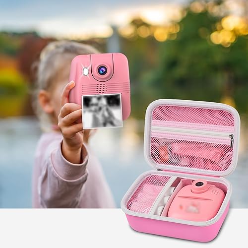 Miniatura 6 de Funda compatible con GKTZpara ESOXOFFOREpara HiMontpara Anchioopara MINIBEAR Cámara de impresión instantánea para niños, bolsa de cámaras de video